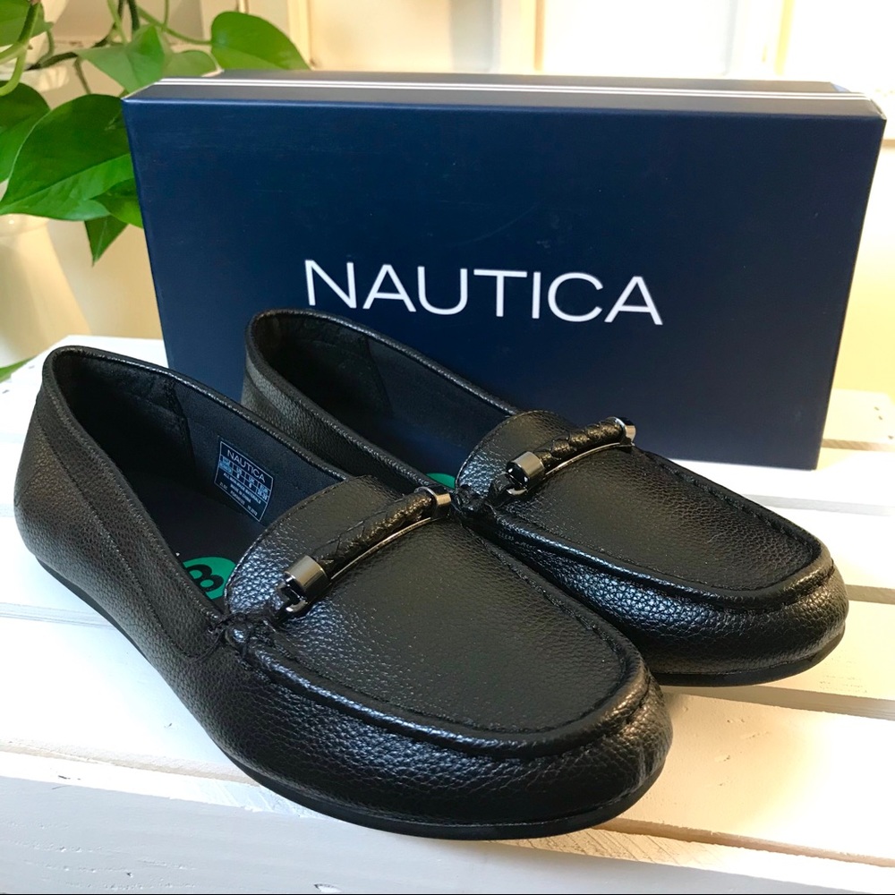 Black Nautica Loafers
